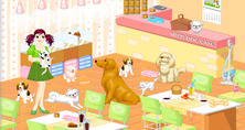 喂狗网吧mizzie冠毛犬咖啡馆