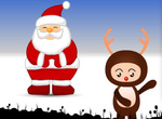 サンタクロースのダンスゲーム