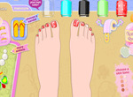 Spelen-op-het-strand-pedicure